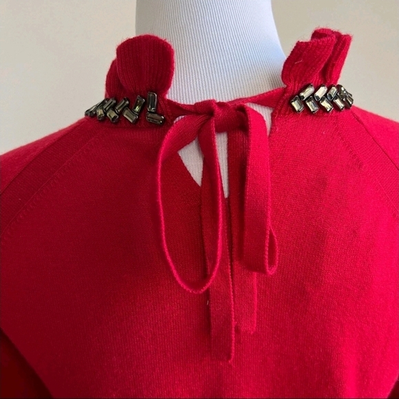 EMBELLISHED-NECK TOP - Picture 7 of 12